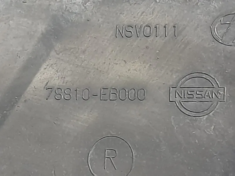 Paraspruzzi Parafango POST DX 78810-EB000 Nissan Navara 2010