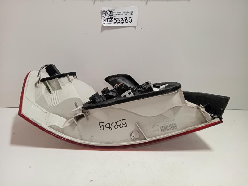 Fanale POST DX 6321486981001 Bmw Serie 1 E88 Cabrio 2005