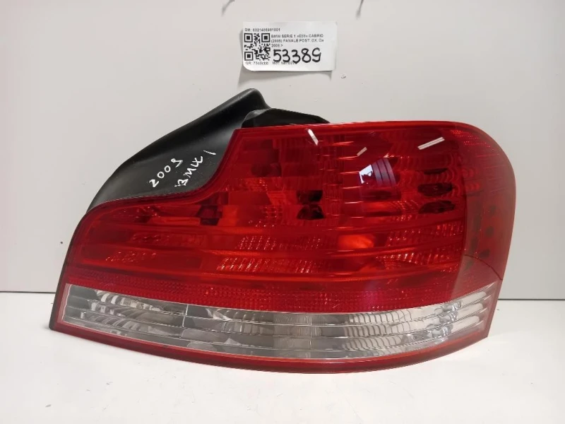 Fanale POST DX 6321486981001 Bmw Serie 1 E88 Cabrio 2005