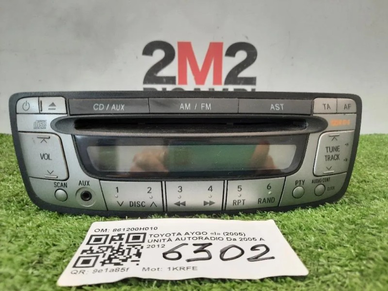 Unità Autoradio 861200H010 Toyota AYGO I 2005