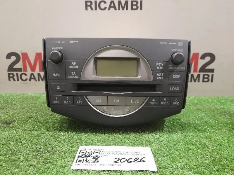Unità Autoradio 8612042220 Toyota RAV 4 III 2006