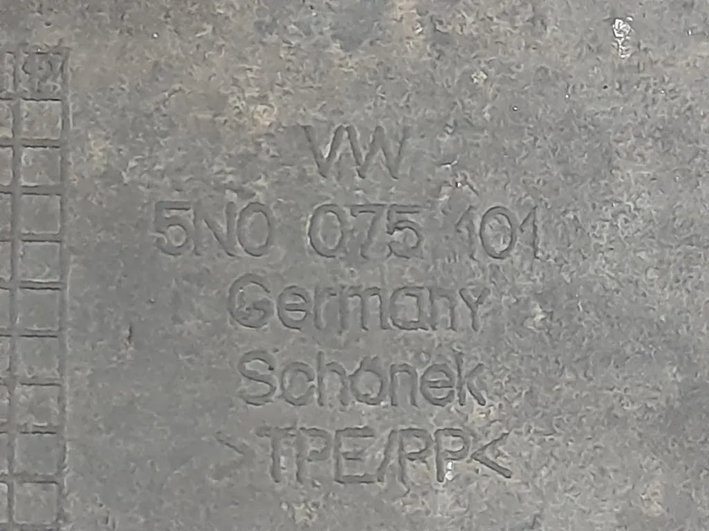 Paraspruzzi Parafango POST SX 5N0075101 Volkswagen Tiguan I 2008