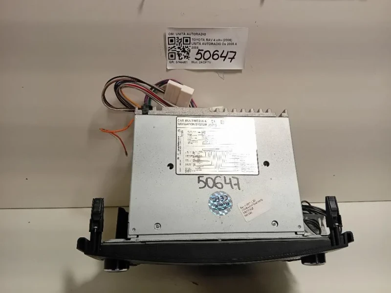 Unità Autoradio UNITÀ AUTORADIO Toyota RAV 4 III 2006