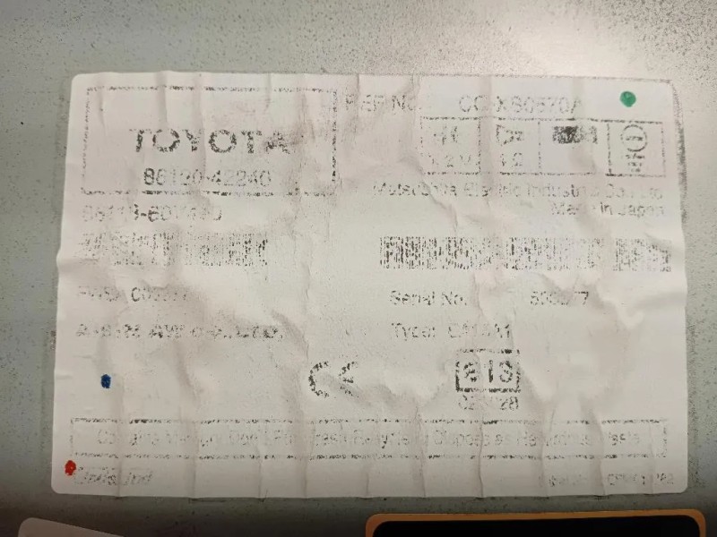 Unità Autoradio 8612042240 Toyota RAV 4 III 2006