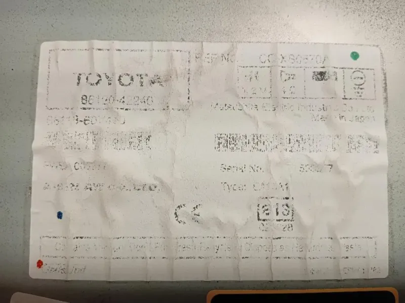 Unità Autoradio 8612042240 Toyota RAV 4 III 2006