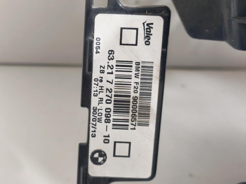 Fanale POST DX 63217270098-10 Bmw Serie 1 F20 Berlina 2012