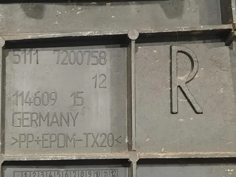 Paraurti Angolare ANT DX 5111 7200758 SUPORTO PARAURTI ANT DX Bmw Serie 5 F07 GT 2010