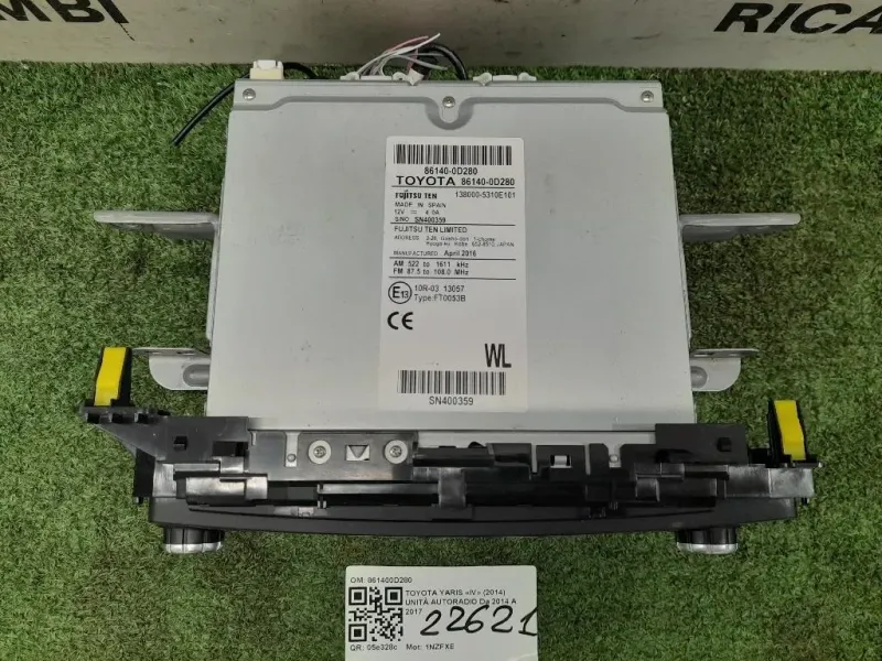 Unità Autoradio 861400D280 Toyota Yaris IV 2014