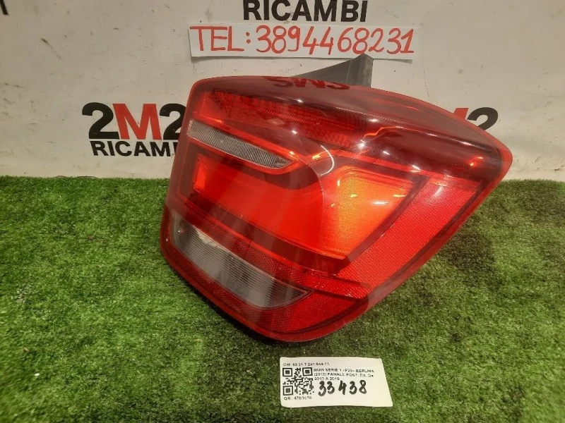 Fanale POST DX 6321 7 241 544-11 Bmw Serie 1 F20 Berlina 2012