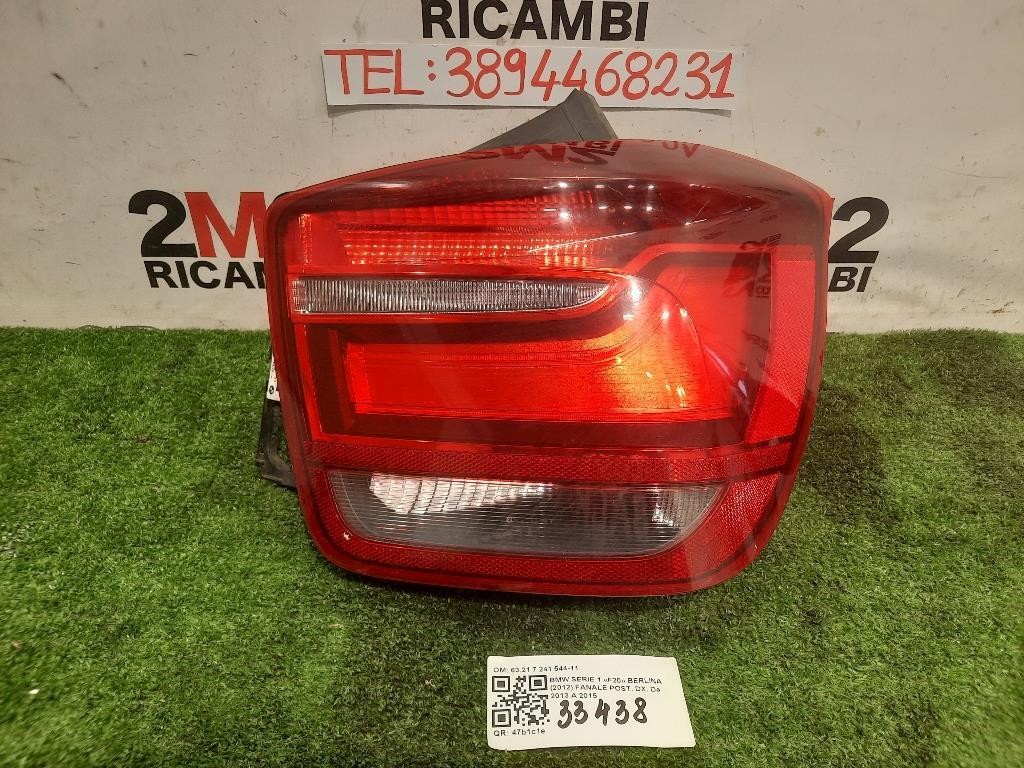 Fanale POST DX 6321 7 241 544-11 Bmw Serie 1 F20 Berlina 2012