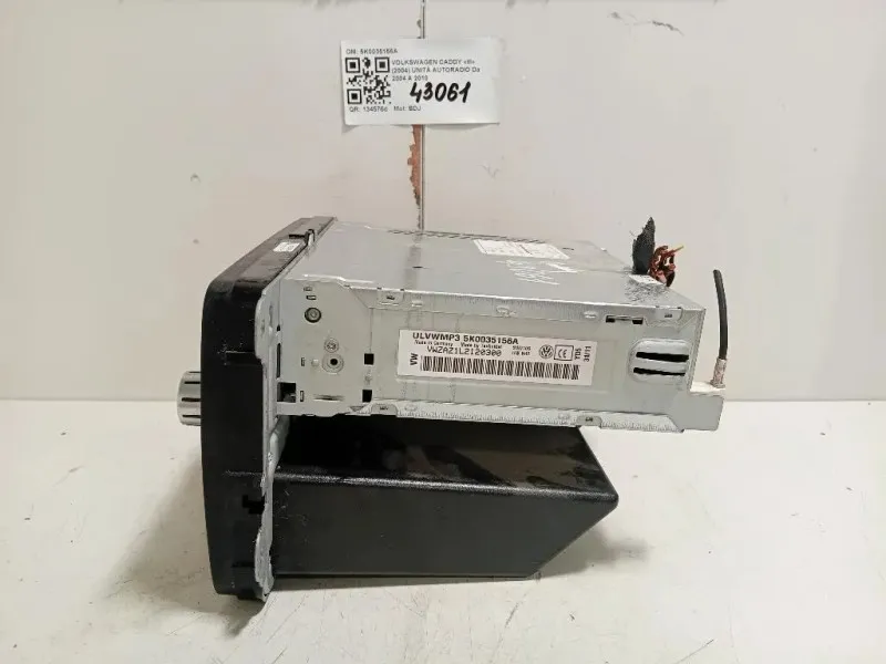 Unità Autoradio 5K0035156A Volkswagen Caddy III 2004