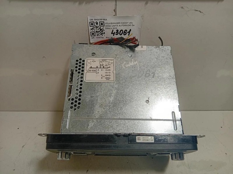 Unità Autoradio 5K0035156A Volkswagen Caddy III 2004