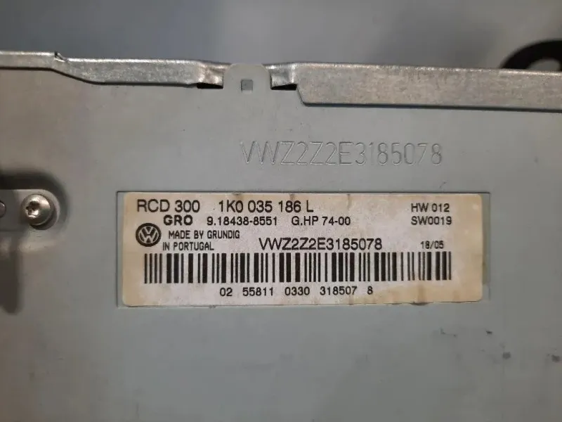 Unità Autoradio 1K0035186L Volkswagen GOLF V 2004