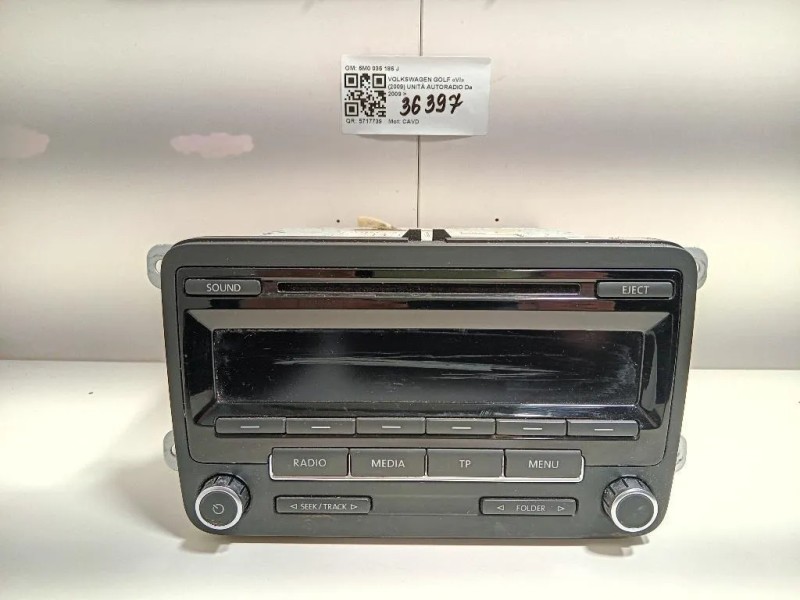 Unità Autoradio 5M0035186J Volkswagen GOLF VI 2009