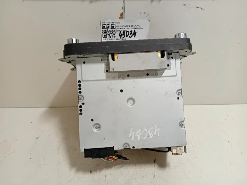 Unità Autoradio 3C8 035 195 G Volkswagen GOLF VI 2009