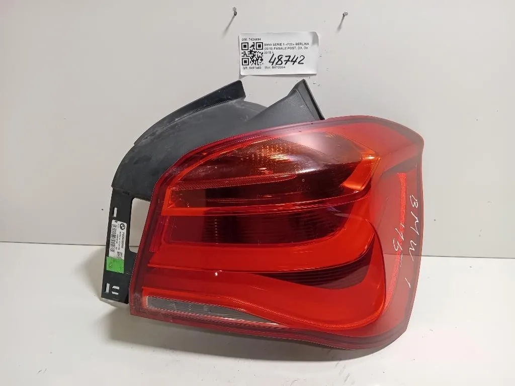 Fanale POST DX 7424494 Bmw Serie 1 F20 Berlina 2015