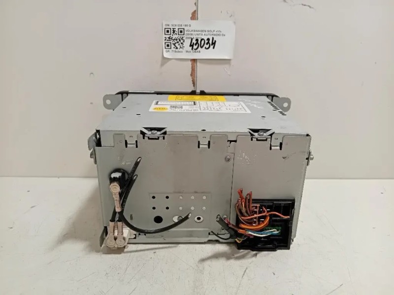 Unità Autoradio 3C8 035 195 G Volkswagen GOLF VI 2009