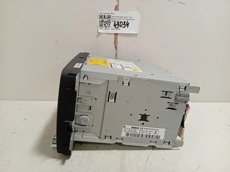 Unità Autoradio 3C8 035 195 G Volkswagen GOLF VI 2009