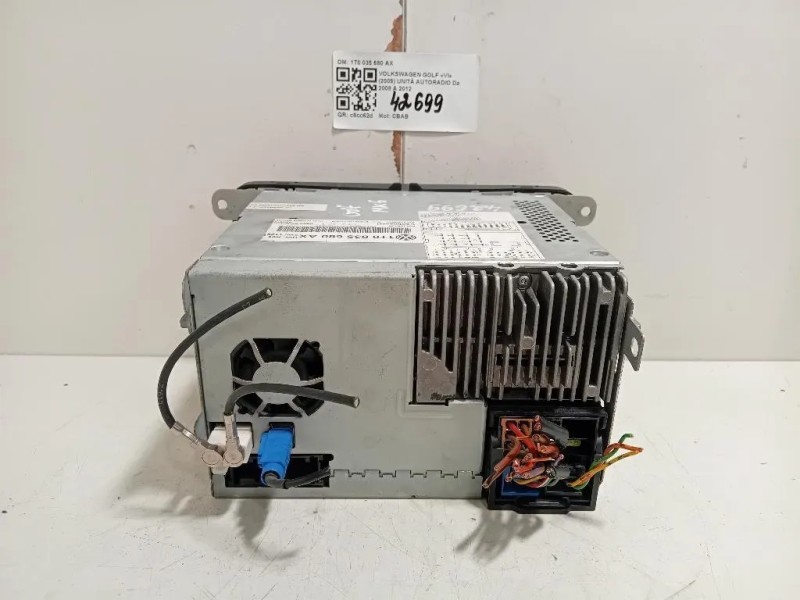 Unità Autoradio 1T0035680AX Volkswagen GOLF VI 2009