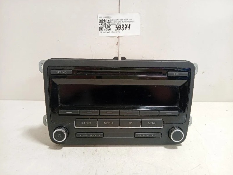 Unità Autoradio 1K0035186 Volkswagen GOLF VI 2009