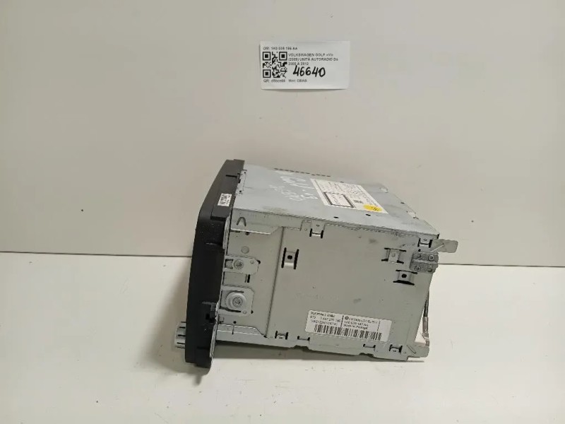 Unità Autoradio 1K0 035 186 AA Volkswagen GOLF VI 2009