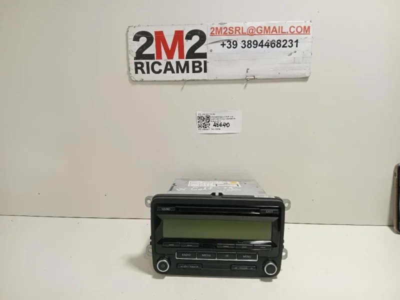 Unità Autoradio 1K0 035 186 AA Volkswagen GOLF VI 2009