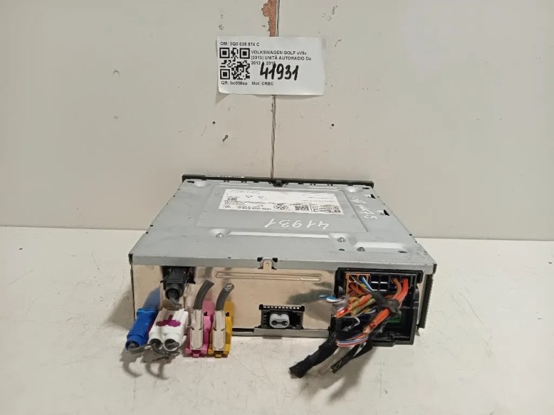 Unità Autoradio 3Q0 035 874 C 3Q0035874C Volkswagen GOLF VII 2013