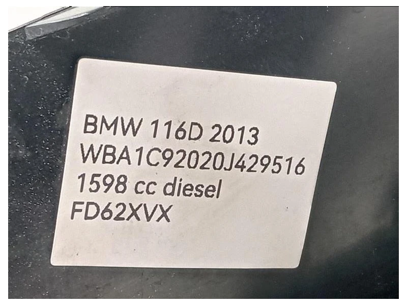 Fanale POST DX 63217270098 Bmw Serie 1 F20 Berlina 2015