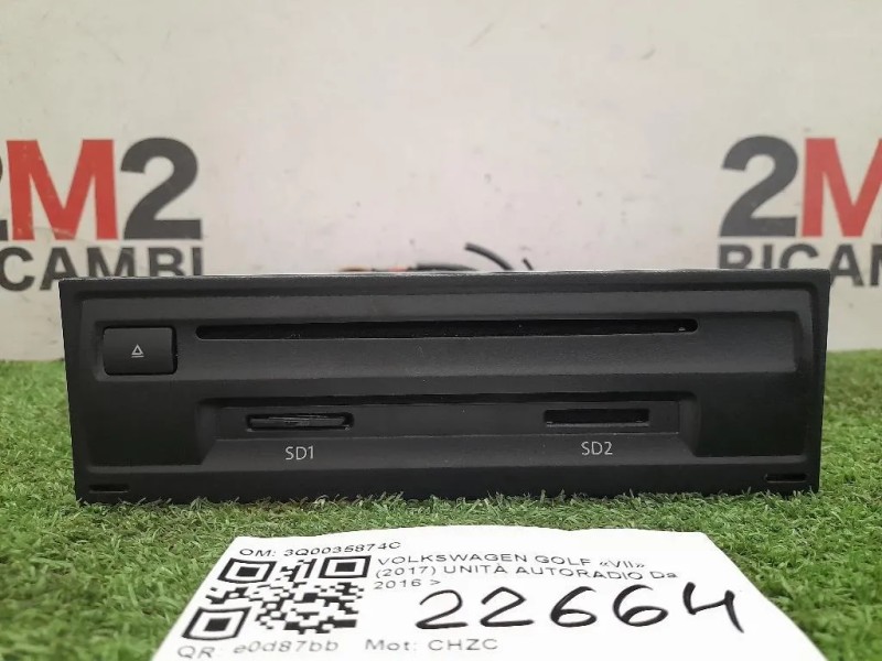 Unità Autoradio 3Q0035874C Volkswagen GOLF VII 2017