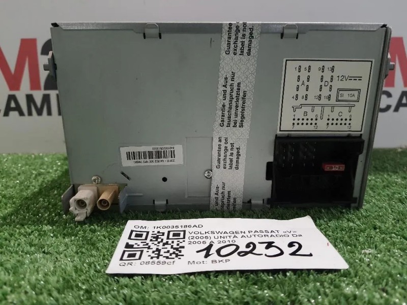Unità Autoradio 1K0035186AD Volkswagen Passat V 2005