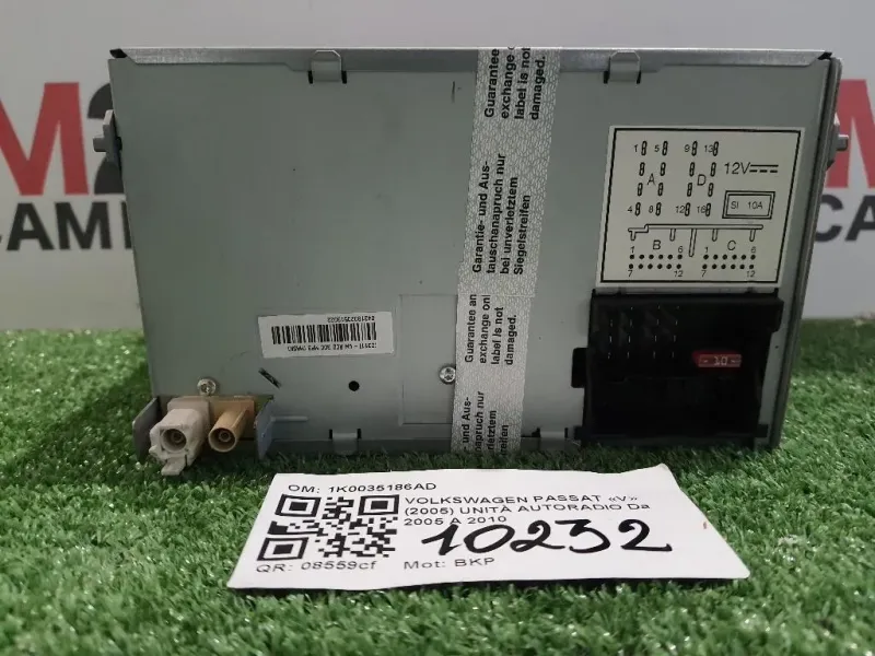 Unità Autoradio 1K0035186AD Volkswagen Passat V 2005