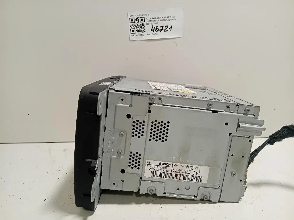 Unità Autoradio 3C0 035 270 B Volkswagen Passat V 2005