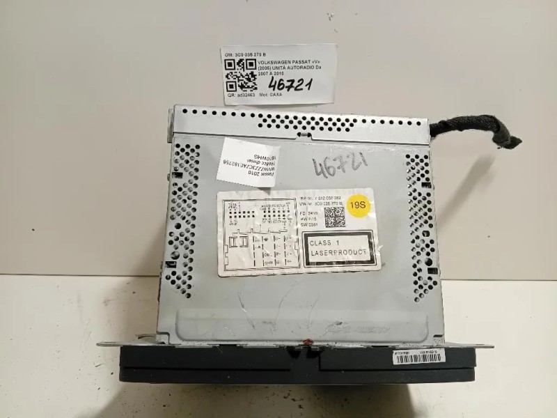 Unità Autoradio 3C0 035 270 B Volkswagen Passat V 2005