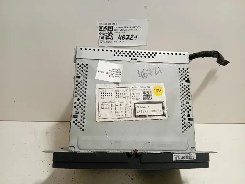 Unità Autoradio 3C0 035 270 B Volkswagen Passat V 2005