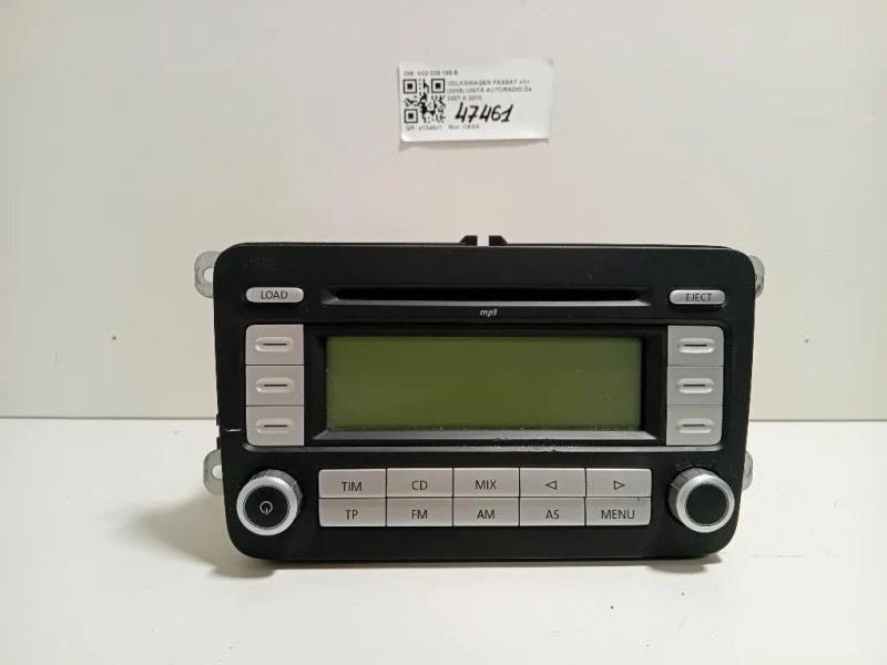 Unità Autoradio 3C0 035 195 B Volkswagen Passat V 2005