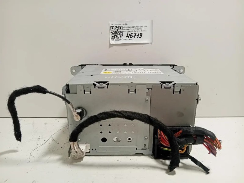 Unità Autoradio 1K0 035 186 AQ Volkswagen Passat VI Variant 2011