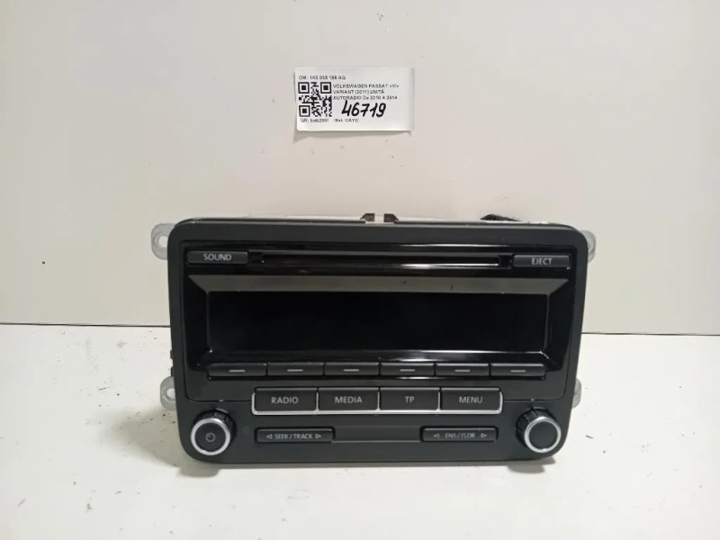 Unità Autoradio 1K0 035 186 AQ Volkswagen Passat VI Variant 2011