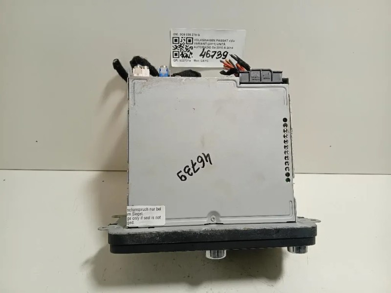 Unità Autoradio 3C8 035 279 G Volkswagen Passat VI Variant 2011