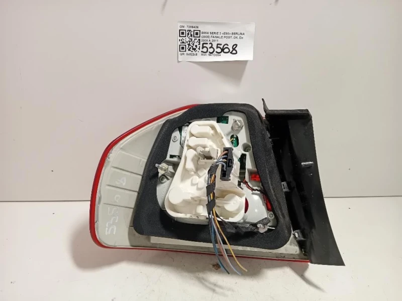 Fanale POST DX 7289426 Bmw Serie 3 E90 Berlina 2005