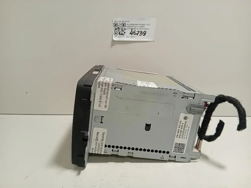 Unità Autoradio 3C8 035 279 G Volkswagen Passat VI Variant 2011