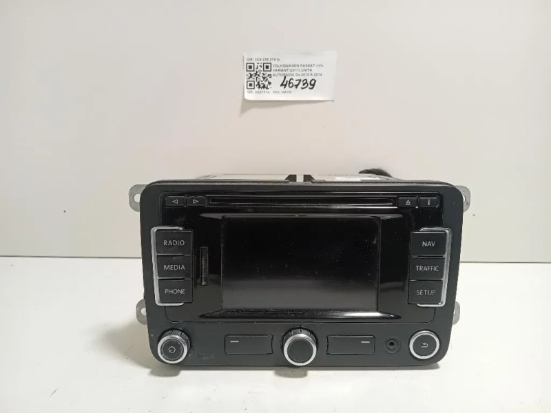 Unità Autoradio 3C8 035 279 G Volkswagen Passat VI Variant 2011