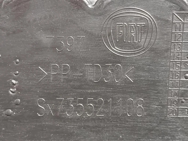 Paraurti Angolare ANT SX 735521108 Fiat Panda II 2012