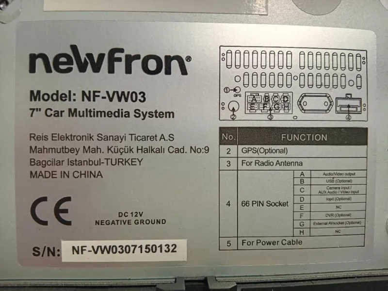 Unità Autoradio Volkswagen Sharan IV 2010