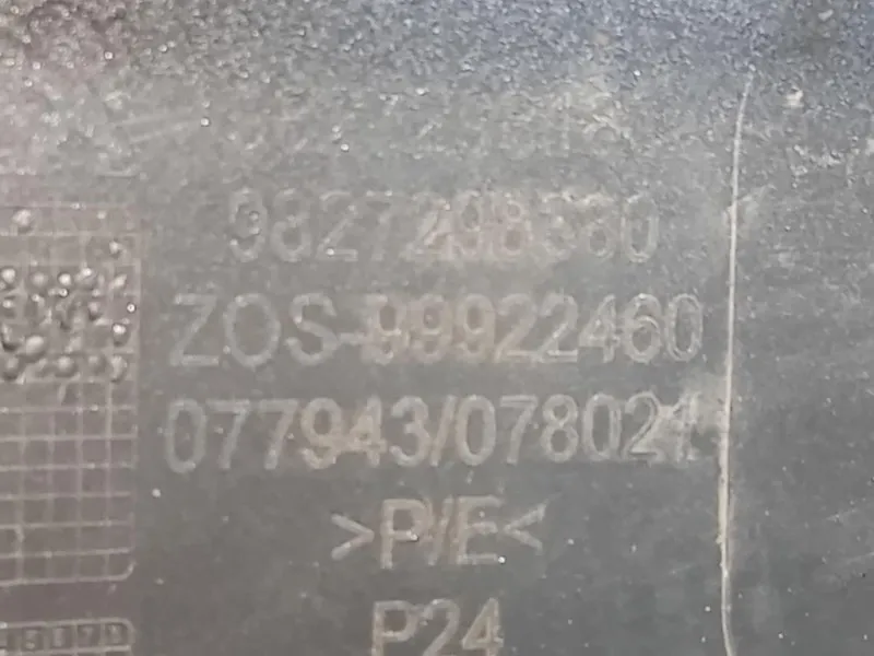 Paraurti Angolare ANT SX 9827298380 Peugeot 2008 II 2020