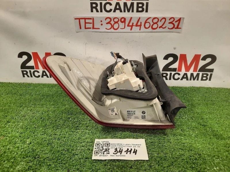Fanale POST DX 7289432 Bmw Serie 3 E91 Touring 2005
