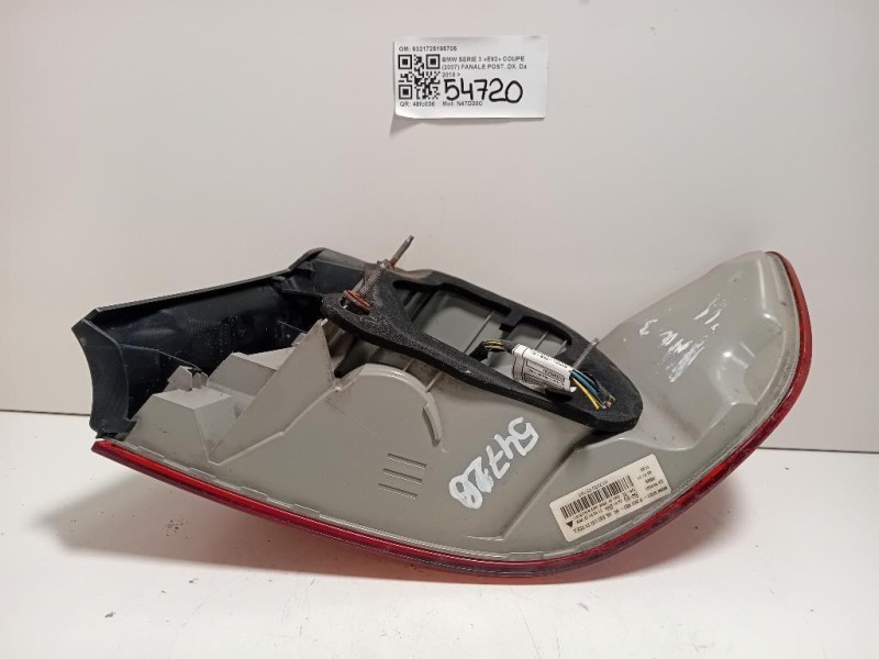 Fanale POST DX 6321725195705 Bmw Serie 3 E92 Coupe 2007