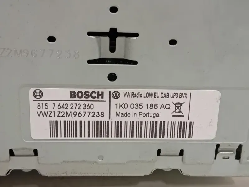 Unità Autoradio 1K0 035 186 AQ Volkswagen Touran III 2010