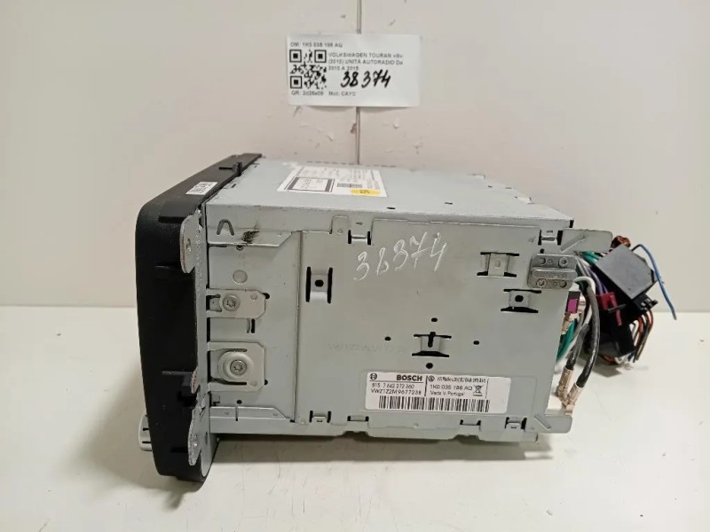 Unità Autoradio 1K0 035 186 AQ Volkswagen Touran III 2010