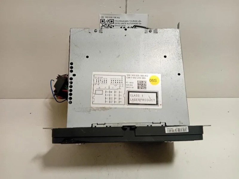 Unità Autoradio 1K0 035 186 AQ Volkswagen Touran III 2010