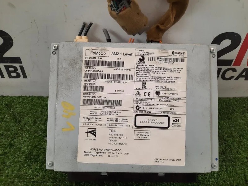 Unità Autoradio 31357212AA Volvo V40 II 2012